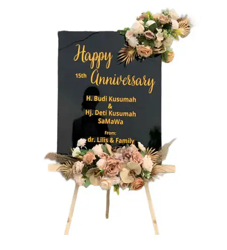 Papan Bunga Akrilik Karangbesuki